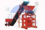 Semi Automatic QT4-25Hydraulic Block Making Machine High Capacity 12 Months