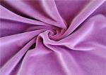 Solid Color 95% Polyester 5% Spandex fabric Super Soft Velvet Knitted Stretch
