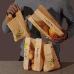 Bread Bag Poly Pouches Bags Food contact Plastic Bread Bags With Window