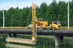 22m working Platform type Bridge Inspection Vehicle Single Lane ocuppied