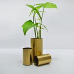 Custom shapes and sizes Color Stainless Steel Flowerpot for Indoor and Outdoor