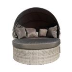 PE Rattan Garden Lounge Chair Sofa Furniture Chair Daybed Lying Bed Beach