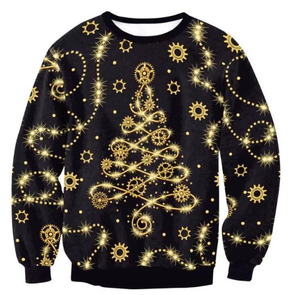 Christmas Custom All Over Print Sublimation Print Sweater Machine Washable