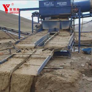 Wholesale 106kw Alluvial Gold Washing Plant Mobile Gold Wash Plant With Pulsating Sluice Box from china suppliers