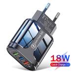 5V3A 9V1.8A 12V1.5A EU AU US Plug Single Port Universal USB Charger