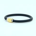 Factory Direct Stainless Steel High Quality Silicone Bracelet Bangle LBI01