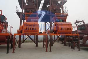Wholesale Horizontal Twin Shaft JS500 Concrete Mixer Reliable Performance Circuit Protection from china suppliers