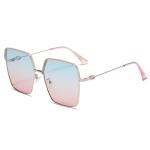 Women'S Metal Frame Sunglasses Polygonal Driving UV Blocking TAC Lens