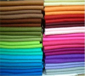 Wholesale various color wool pressed nonwoven felt,customized thickness felt wool fabric from china suppliers