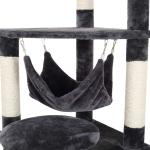 Customized Logo Cat Climbing Frame Wood Material Size 120 * 84 * 84cm