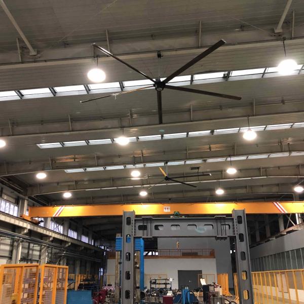 22ft 6700mm Big Industrial Hvls Ceiling Fans For Garage