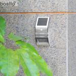 Stainless Steel ABS PC Solar Induction Lamp White Light 6000K 15s Induction Time