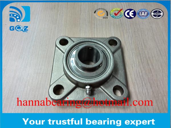 SSUCF204 Square Pillow Block Bearing Stainless Steel Material High Precision
