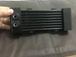 Aluminum Tube Fin motorcycle transmission engine oil cooler with aluminium
