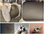 8.3mm Wire Rope of ZLP630 Suspended Platform Spare Parts Hot Galvanzied Type