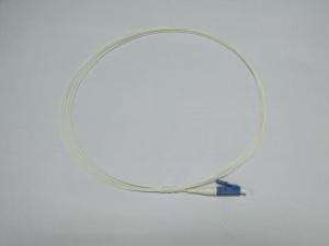Wholesale LC PC SM SX 0.9mm Fiber Optic Pigtail IL&lt;=0.2dB white fiber cable from china suppliers