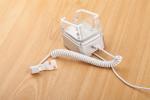 COMER alarm charger device holder for Anti-theft cell phone secure displays