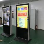 55" Floor Standing LCD Advertising Display Double Sided Kiosk OEM ODM