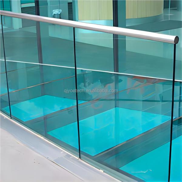 Outdoor Fencing and Indoor Handrail Railing Decoration with Flat Tempered Glass