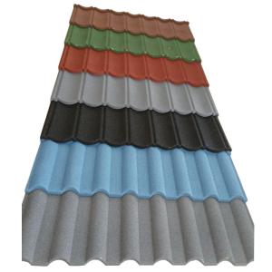Wholesale Modern Design Style Prime Zinc Aluminum Steel Stone Chips Roofing Sheets 0.3mm 0.4mm Thickness Durable and Vibrant from china suppliers