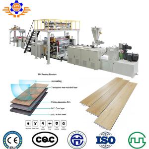 Wholesale 650 To 800KG/H Spc PVC Floor Extruder Plastic Spc Flooring Extrusion Line Production Line from china suppliers