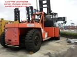 Flexible Used Container Handler , Reach Stacker Forklift Hydraulic Powered