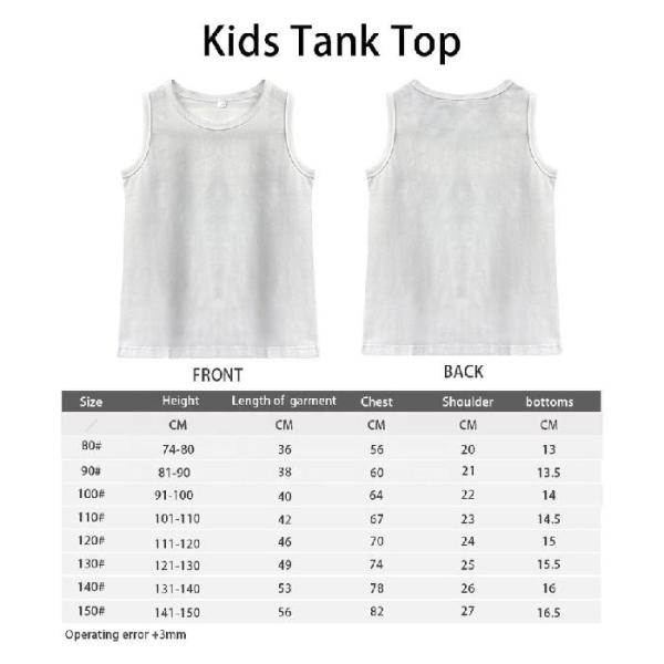 Custom Polyester White Sublimation Vest For Kids And Adult OEM / ODM Available