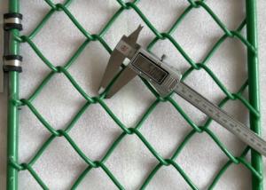 Wholesale 10 Years Use Green Color PVC Coated Chain Link Helideck Safety Net For Perimeter from china suppliers