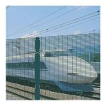 High Security Clear View Fencing Sustainable 358 Anti Climb Fence with