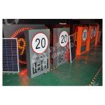 Portable Solar Digital Speed Limit Sign Vehicle Speed Pre-Warning Led Radar