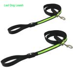 Custom Printed Small Dog Leads Leash Nylon Safety Led Flashing Strong