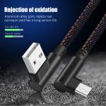15g Right Angle Double Elbow Micro 5 Pin USB 2.0 Cable