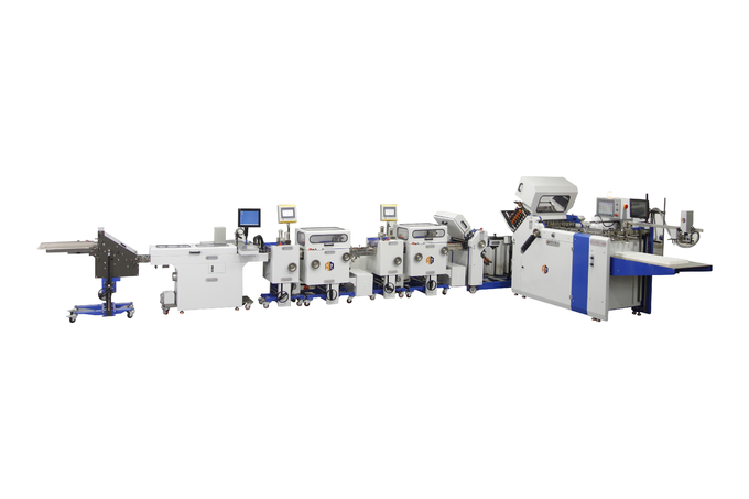 480/600mm Pharmaceutical Belt Driving Leaflet Folding Machine With Hot Melt Gluing