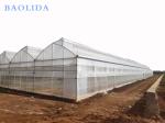 Seedling Nursery Greenhouse Structure Galvanizing Steel Arched Frame Multi Span
