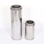 SUS304 Twistlock Double Wall Chimney Pipe by Rolling Welding Stamping