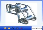 Heavy Duty Tubular Steel Cable Guide Rollers Bend And Manhole Entry Cable