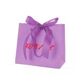 Custom Thick Marble Printed Paper Carrier Bags 28x20x10cm 250g C1s Art Paper