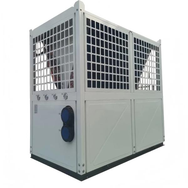 100kw Side Dischanger 4 Raw Of Evaporator Air Source Heat Pump For Heating &