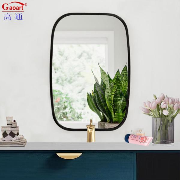 Vintage Antique Bathroom House Decor Plastic Frame Wall Mirror for Every day