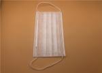 Layer Single Use Surgical Disposable Mask Anti Bacterial 17.5cm*9.5cm Size