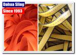 Durable Orange Marine Winch Strap , 12000 Lb Winch Hook Strap Acid Resistance