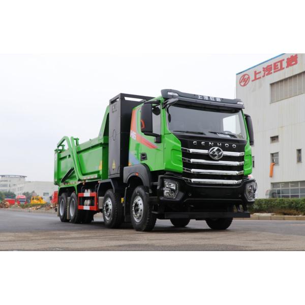 2023 SAIC Hongyan H6 Electric Tipper Truck EV Mining Transportation Heavy Truck Rear Camera 360° Drive type 8X4 Chinese