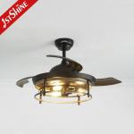 Home Office 3000K Color Temperature Ceiling Fan with Hidden Blades 42 Inches