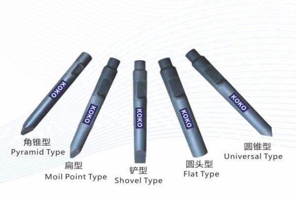 DAEMO Hydraulic Breaker Moil Flat Universal Chisel DMB10 DMB20 DMB30 DMB40