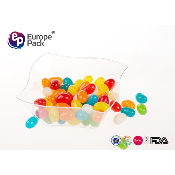 Polystyrene Disposable Plastic Dishes Clear Plastic Dessert Containers