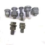 Hot Dip Galvanized Square Neck Bolts Mushroom Head Highway Guardrail Bolt And