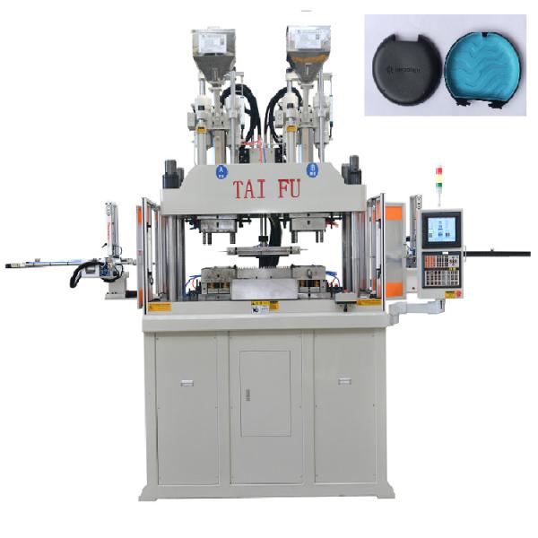 Two-Color Lid Plastic Making Machine Vertical Double Color Injection Molding Machine