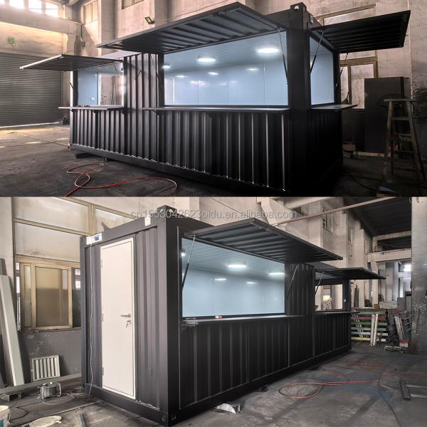 Pop-up Shop Container Shop for Modern Design Prefabricated Shops Coffee Shop Fast-Food Restaurant Convenience Store Kiosk