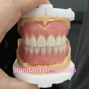 Wholesale OEM Standard Dental Lab Full Removable Dentures Easy To Take In And Out from china suppliers