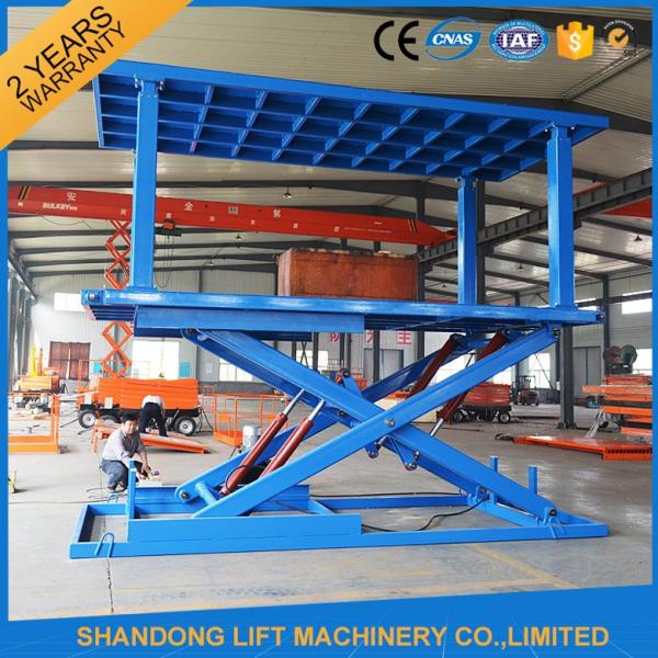 5T 6m Warehouse Hydraulic Guide Rail Freight Lift Elevator Vertical Goods Lift With CE TUV